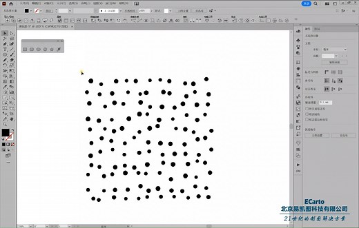 不规则随机点填充图案的制作