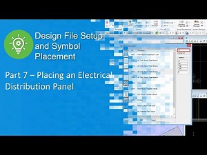 Part 7 - Placing an Electrical Distribution Panel in OpenBuildings Designer
