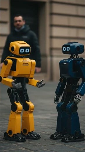 two robots talking to each other #dreamscreenai #shorts