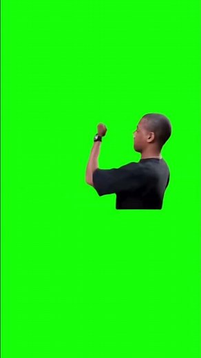 Guy talking to brick wall meme - green screen