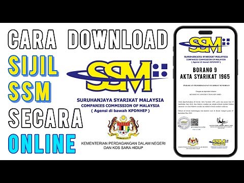 Cara Download Sijil SSM Online