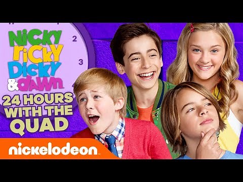 24 Hours with the Harper Quad | Nicky, Ricky, Dicky, and Dawn