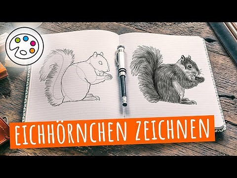 Eichhörnchen malen – Ganz einfach dein erstes Eichhörnchen zeichnen