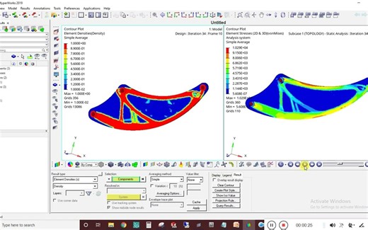 TOPOLOGY OPTIMIZATION OPTISTRUCT IN HYPERMESH