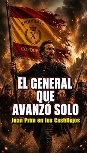 Juan Prim: The General Who Advanced Alone with the Flag.