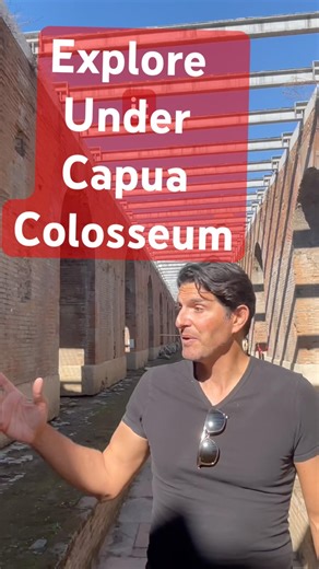 Explore inside and underneath the amphitheater of Capua!