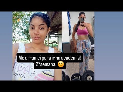 Arrume-se comigo para minha 2°semana de academia. 😇