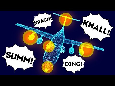 Was die Geräusche in einem Flugzeug bedeuten