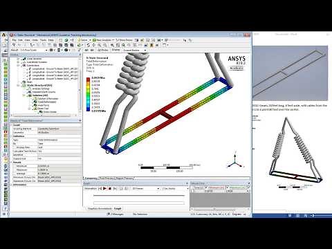 I-beam structure hanging from cables