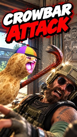 POV: Peanut beats Hutch with a crowbar and leaves him low health #shorts #activematter