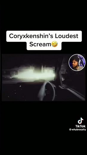 Coryxkenshin's loudest scream😂 He was that scared#coryxkenshin #coryxkenshinedits