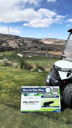 Hole in One WIN A CART#utah #saltlakecity #golf