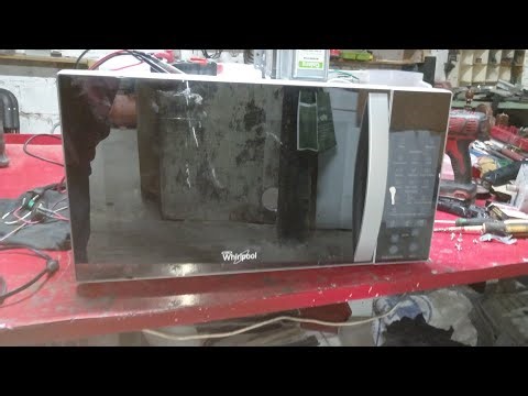Horno de microondas Whirlpool no calienta magnetrón abierto