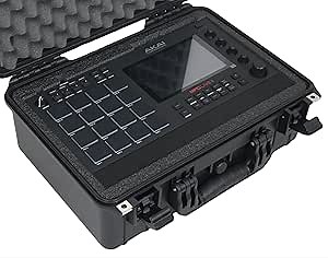 Case Club Case Fits Akai Pro MPC Live II in a Hard-Shell Waterproof Travel Case