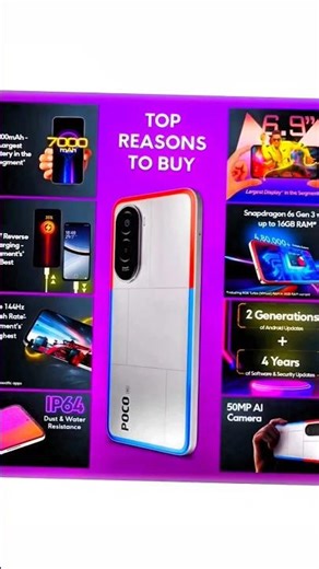 best gaming smart phone pcoc m7 plus #smartphone #tech #shorts