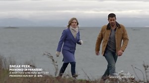 The hunt for who is behind a poisoning starts tomorrow at 8/7c in the all new Signature Mystery, “Poisoned in Paradise: A Martha's Vineyard Mystery,” but you can get a sneak peek at the action right now. | Hallmark Mystery