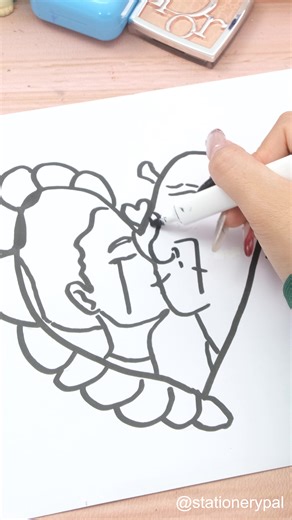 Rumi ❤️ Shrek?! 😱😏 #capcut #stationerypal #stationery #fyp #Rumi #hacks #drawings #students #shrek #viral #meme