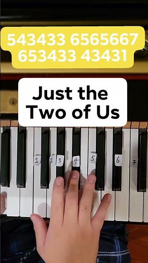Just the Two of Us (Easy Piano Tutorial)