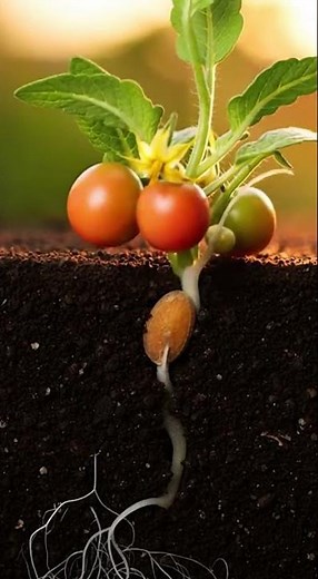🌱🍅The Entire Life of a Tomato Plant | From Seed to Harves | BioFlux Animations