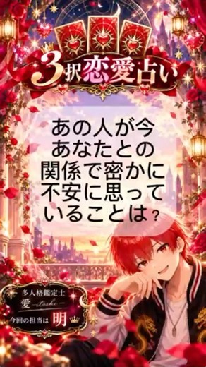 あの人が今あなたとの関係で密かに不安に思ってることは？3択恋愛占いタロット🔮 #タロット #タロット占い #tarot #tarotreading #オラクルカード #oracle