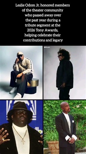 Leslie Odom Jr. Delivers Emotional Tribute to Theater Legends Lost at the 2026 Tony Awards#trending