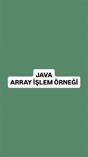 Dilim sürçmüş *1000 olduğunda 0 ve 999 dahil oluyor. Biz 0’ı dahil etmek istemediğimiz için *999 1 yapıyoruz. #java #array #oop #objectorientedprogramming #coding