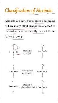 Classification of Alcohols Class 12|primary|secondary|tertiary alcohols