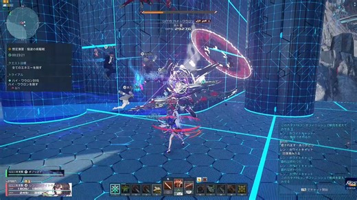 竜巻攻撃を覚えてウキウキのハイ・ワウロン君、今回もブレイバーのカウンターの餌食にされる。(C)SEGA　#PSO2_NGS #PSO2_NGS_SS #メンテの日じゃないけれどSSを貼る