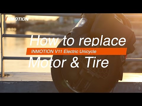 4K Video | How to replace the motor and tire on INMOTION V11 electric unicycle