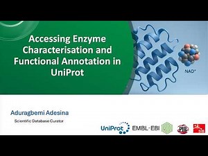 Accessing enzyme characterisation and functional annotation in UniProt