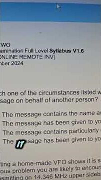 using the RSGB full mock exams...then this is a must watch for you!