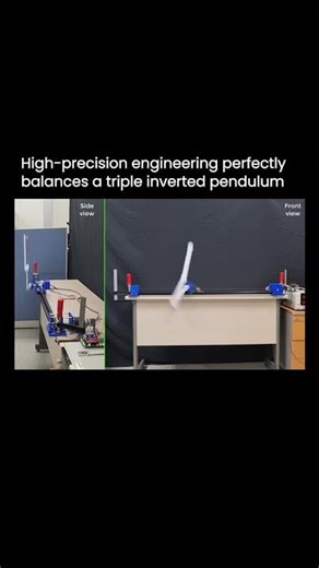 A triple inverted pendulum is one of the most challenging problems in control engineering In this