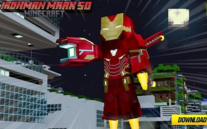 [Addon]我的世界钢铁侠Mark50 V1.0汉化版(附下载链接)\u002F我的世界Mark50模组\u002F我的世界基岩版模组介绍