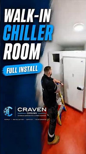 We Built a Walk-In Chiller Room From Scratch | Full Installation