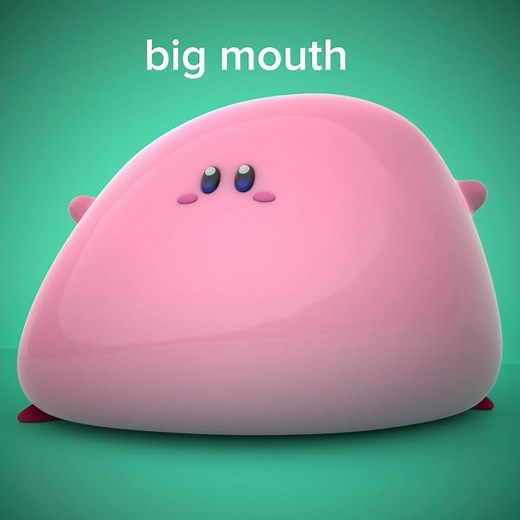 bigmouth Kirby #poyo #inflation #waterballoon