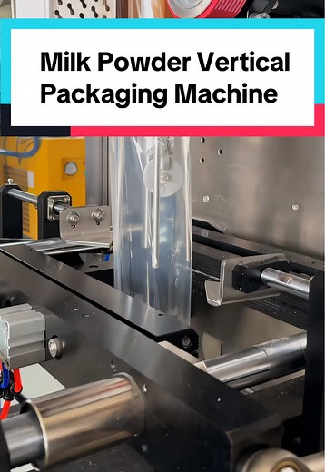 Quad seal bag milk powder fill seal machine, auger filler vertical ffs automatic powder packing machine. #packingmachine #fillingmachine #milkpowder #packaging #factory