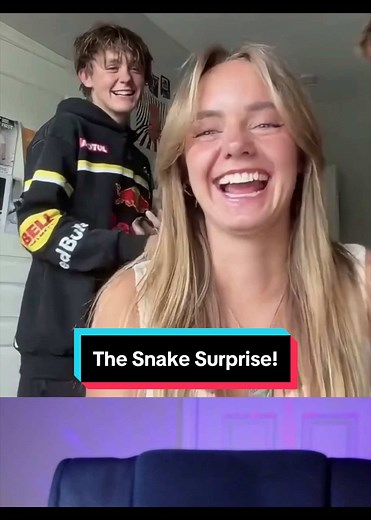 Kade surprises his sister with a snake. Jazzy surprises her brother with a puppet. Featuring @Fun Squad members @Jazzy Skye , Kade, and Keaton!