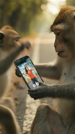 OMG! This Monkey Thinks He's a TikTok Star! 🐒🕺