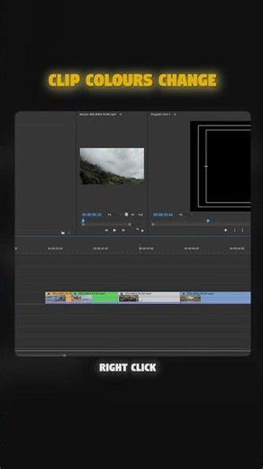 Change Clip Colors in Premiere Pro | Quick Tip #videoediting