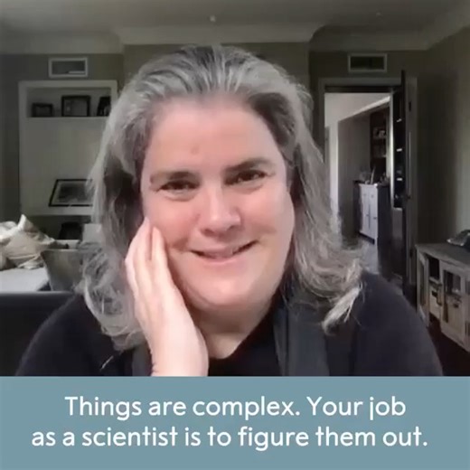 10K views · 611 reactions | “Understanding how to deal with things that are messy is so fundamental to research.” Physics laureate Andrea Ghez on how the path to discovery is often tough and messy. | Nobel Prize | Facebook
