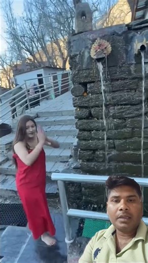 bathing natural beauty bath 😍 #bhakti #bathing #shorts