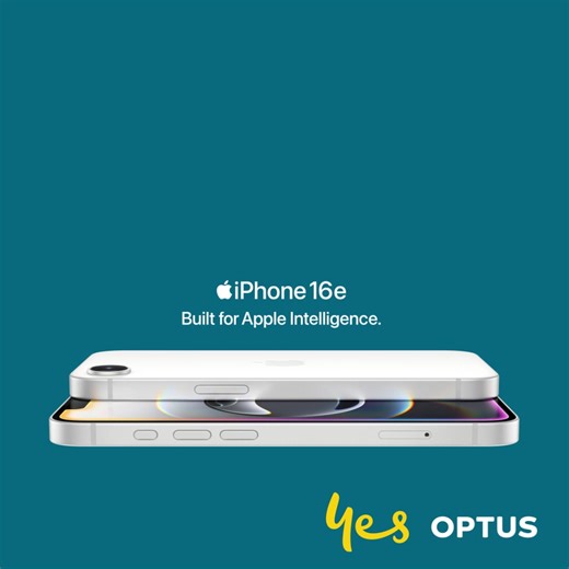 Upgrade your team to iPhone 16e for $0 with Optus Business Fund device credits. Write and get work done effortlessly, all day long, with iPhone 16e. Built for Apple Intelligence and powered by the A18 chip. Cover your device cost with $1,000 credit per SIM when you add two or more Business Fund SIM plans at $79/month each over 36 months. That's $20,000 in device credits for 20 SIMs or $50,000 in device credits for 50 SIMs. Switch to the Business Fund plan and power your team with the tech they n
