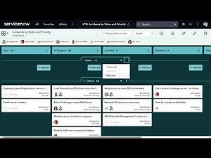 Navigating ServiceNow Visual Task Board (VTB)