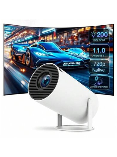 4K Projector With Quad-Core ARM Cortex-A53 Processor, Supports Wired Sync, US/EU Plug - Perfect Gift For Halloween And Christmas | SHEIN