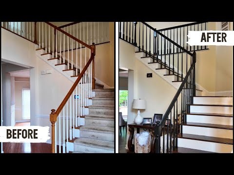 ULTIMATE DIY STAIRCASE REMODEL FOR UNDER $200! | START TO FINISH RENOVATION