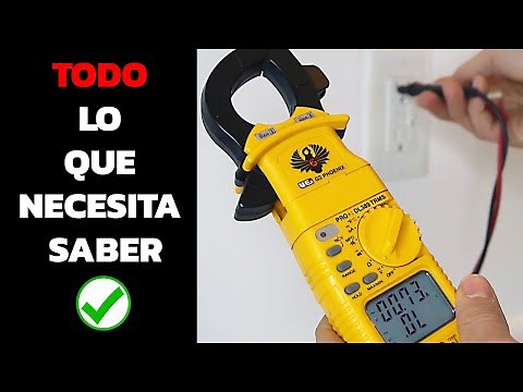 Cómo utilizar un multímetro - Tutorial detallado