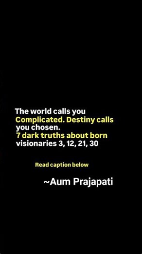 The Curse of Being a Visionary: 3, 12, 21, 30 👁️ #shorts #viral #video #trending #fyp #yt #facts