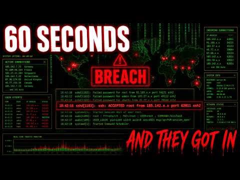 I Left My Server Online for 60 Seconds — Look Who Tried to Hack It