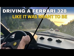 Ferrari 328 POV Drive Through Breathtaking Alpine Roads #ferrari #ferrari328 #classicferrari