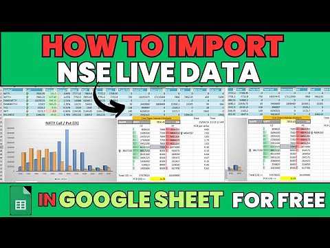 How to Get Live NSE Stock Data in Google Sheet & Excel Sheet With Buy and Sell Signal